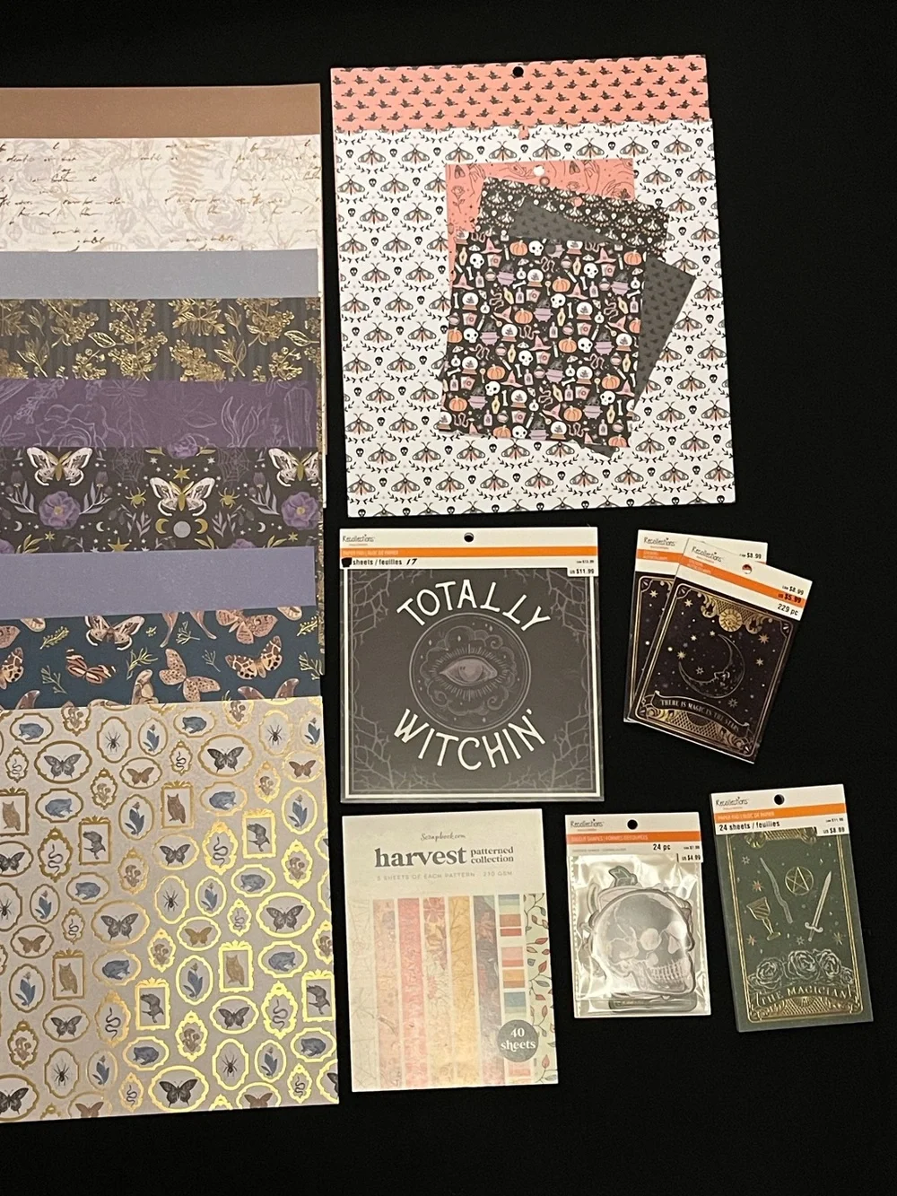 Halloween scrapbook lot